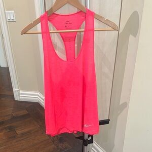 Nike Dry Fit Neon Pink Tank Top Size Medium